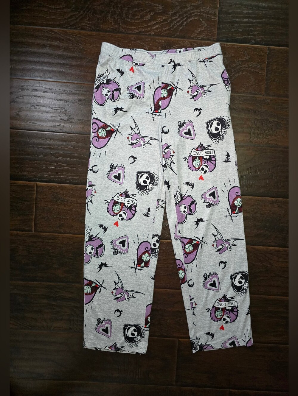 Disney The Nightmare Before Christmas Womens Grey Pajama Pants Small